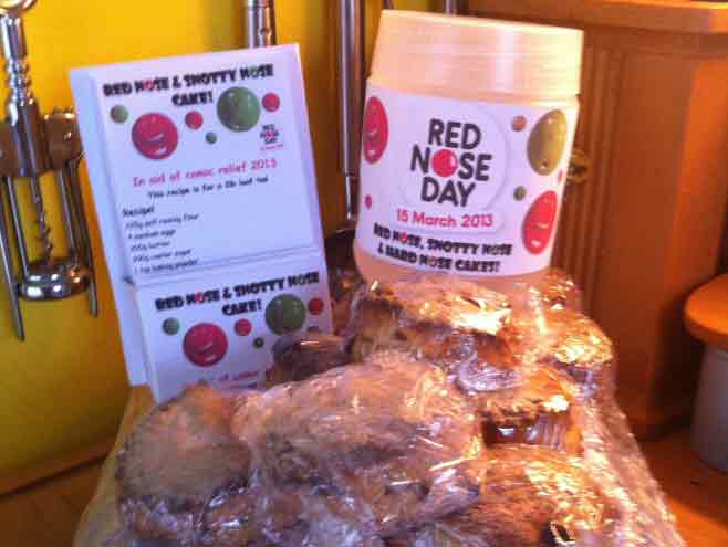Cakes for Comic relief