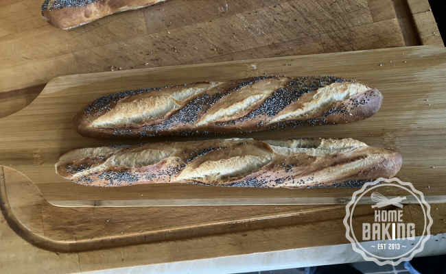 Baguette with Poppy Seeds